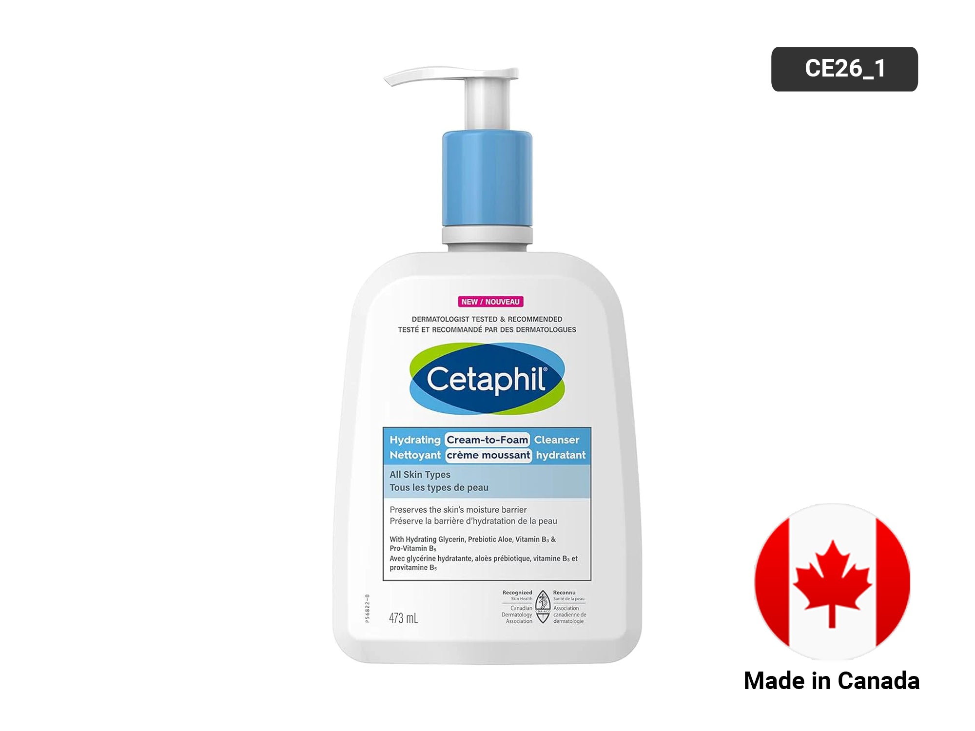 Cetaphil Hydrating Cream-to-Foam Cleanser 473ml in Sri Lanka